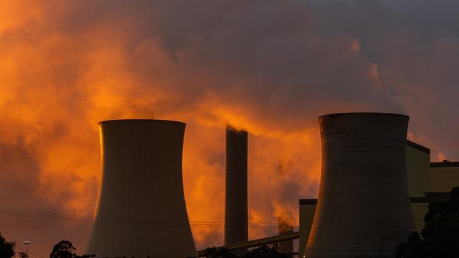 Victoria’s Loy Yang coal-fired power stations. Picture: Getty Images