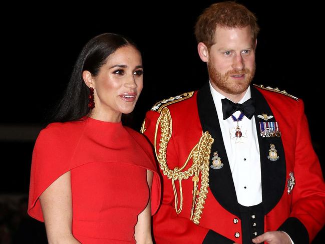 Prince Harry and Meghan Markle sensationally quit the royal family last year, and have been in a war of words with the palace ever since. Picture: Simon Dawson/Pool/AFP