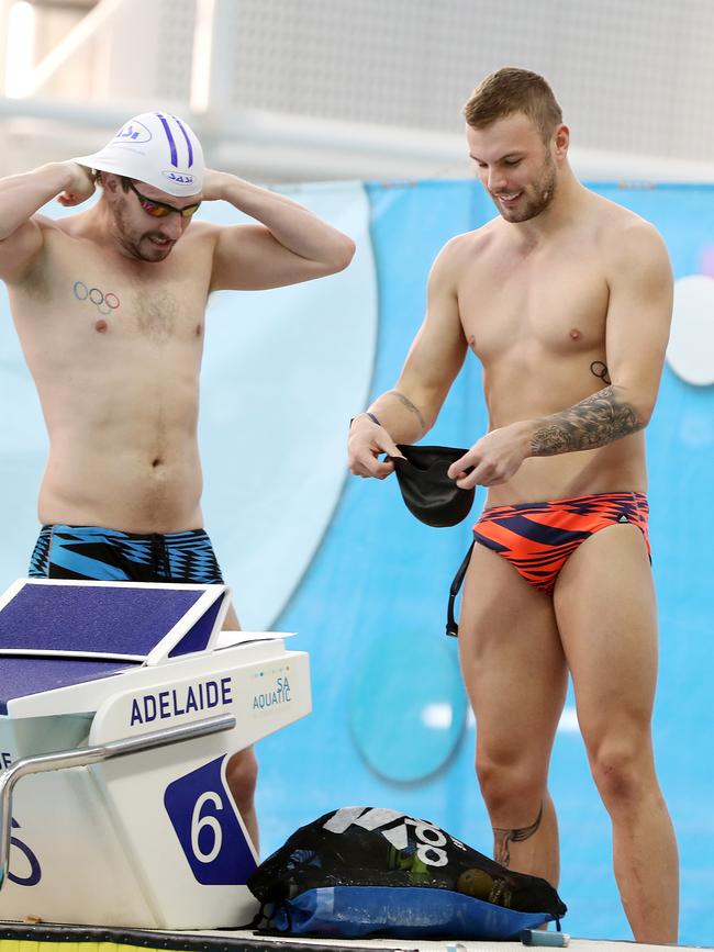 Chalmers ready for another training session. Picture: Sarah Reed