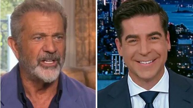 A Mel Gibson interview was cut short after a question about Will Smith's slap. Picture: Fox News