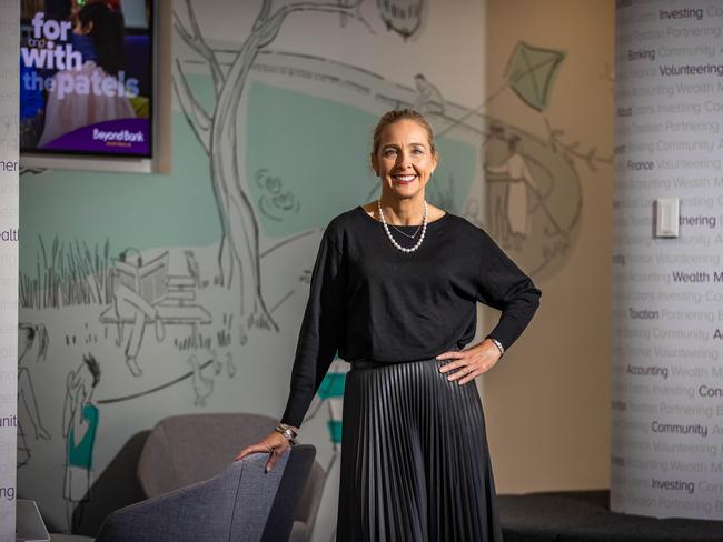 Beyond Bank Australia national operations manager Sophie Scott-Young says many people do not realise where all their money goes. Picture: Tom Huntley