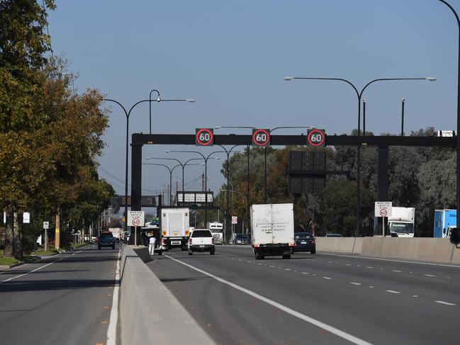 15/5/17 - South Road, Regency Park, just north of the Regency Road intersection. A stretch of South Road running through Adelaide's inner western suburbs has been targeted by for upgrade as the next stage of an ambitious plan to deliver a traffic light-free ride from Gawler to Old Noarlunga. A State Government planning study released on request to The Advertiser reveals a $330 million plan to upgrade 1.8km or road running through Croydon Park, from Pym St to Regency Rd. The "delivery phase" plan was delivered to the Federal Government just weeks before release of the Federal Budget. Major works on South Rd are already underway with the Torrens to Torrens project, and beginning at Darlington as well as on the Northern Connector. Photo Naomi Jellicoe