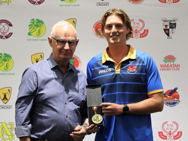 Dylan Brasher won the Ralph Wiese Medal in 2022. Picture: Roz Lavercombe