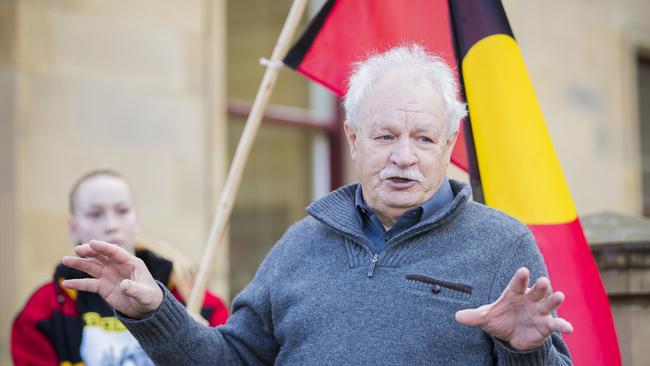 Aboriginal Land Council of Tasmania chairman Michael Mansell. Picture: Richard Jupe.