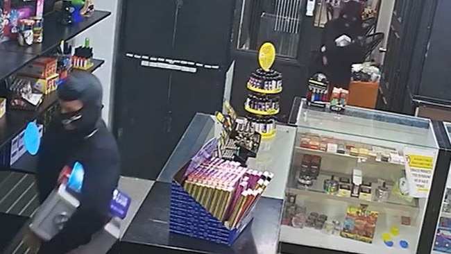 Police are on the hunt for two people who stormed a Kallangur business. Picture: QPS