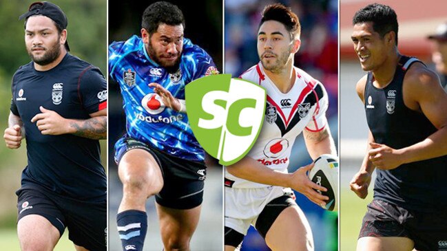 Issac Luke, Konrad Hurrell, Shaun Johnson and Roger Tuivasa-Sheck.