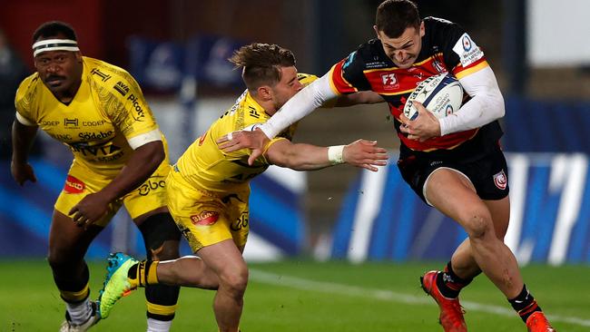 Gloucester winger Jonny May makes a break. Picture: AFP.