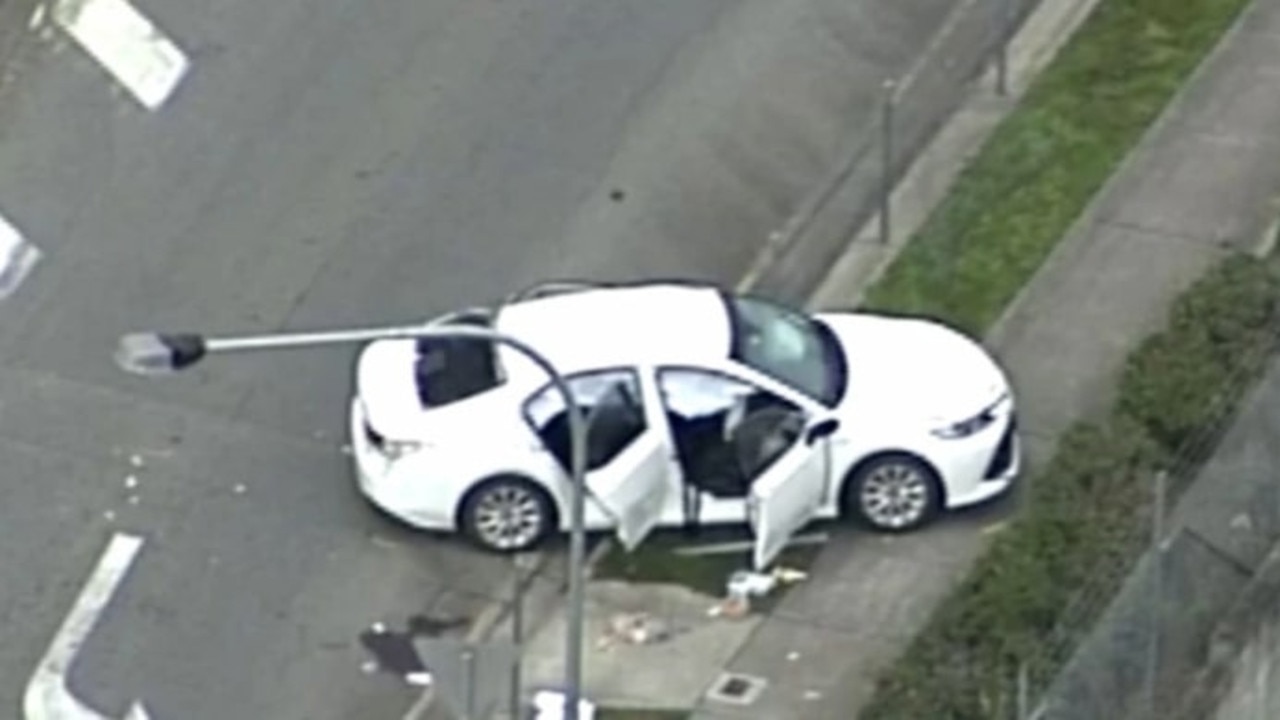 A driver has been taken into custody following a fatal alleged hit-and-run last week. Picture: 7 News