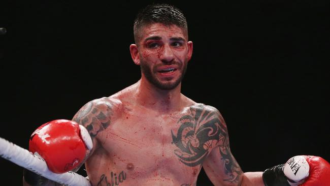 Michael Zerafa’s decision did not sit well with Tim Tszyu. Picture: Getty Images