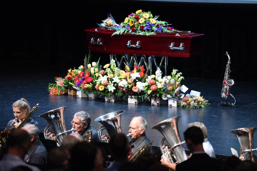 Celebration of Life for Trevor Cecil at the Brolga Theatre. Picture: Alistair Brightman