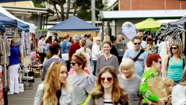 The Village Markets at Burleigh Heads School. Photo: Kit Wise