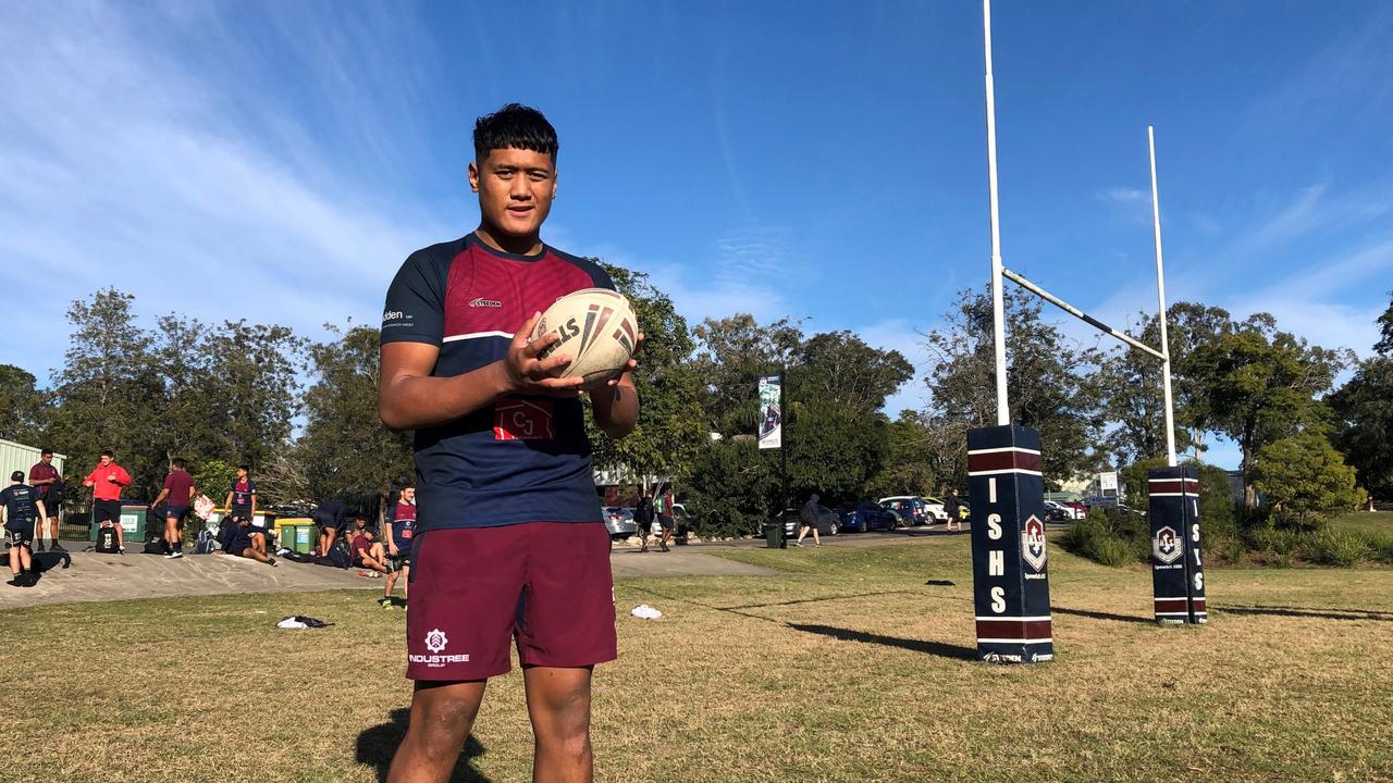 Ipswich State High School rugby league player Rene Bagon has been a leading performer in the 2021 Langer Trophy competition.