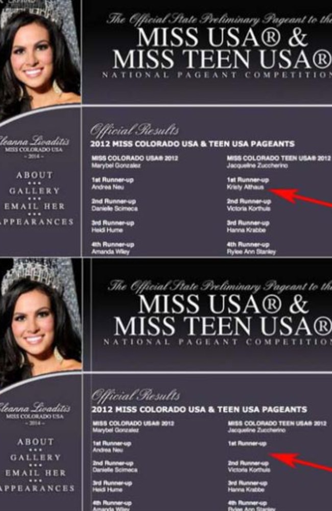 Miss Colorado - Miss Teen Colorado runner up Kristy Althaus turns porn star | news.com.au â€”  Australia's leading news site