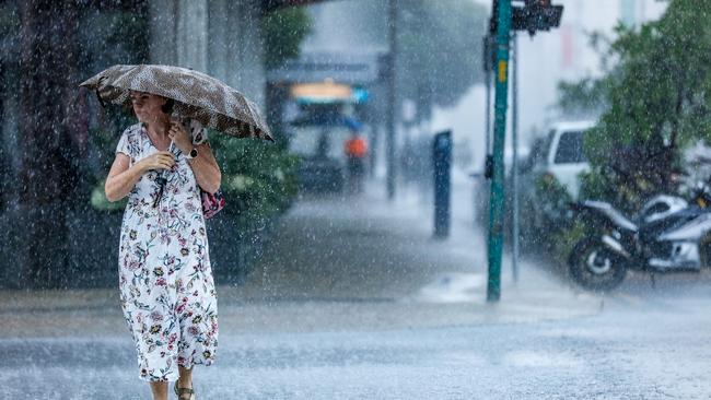 Heavy rainfall is forecast across the Territory as the Top End’s cyclone risk increases. Picture: Glenn Campbell