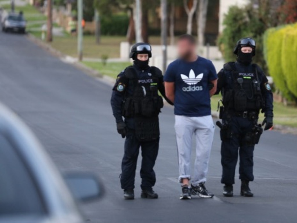 Talal Alameddine when he was arrested. Picture: NSW Police Media