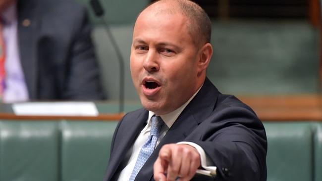 Treasurer Josh Frydenberg hs unveiled the government’s mid-year budget update. Picture: Getty Images