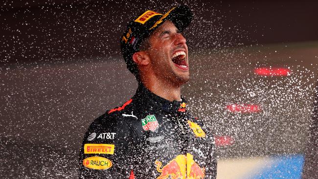 Daniel Ricciardo looks set to extend his deal with Red Bull. Picture: Getty