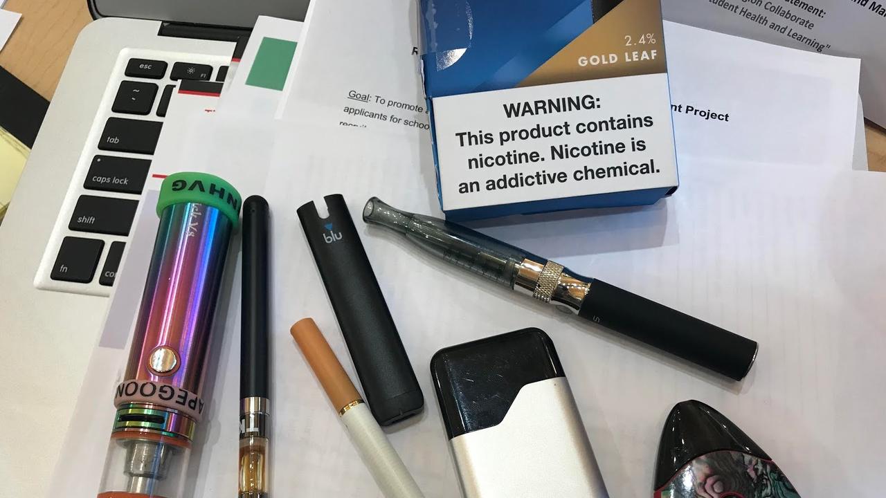 Vaping products with nicotine are illegal in Queensland and the federal government is now planning to crackdown even further. Picture: Supplied