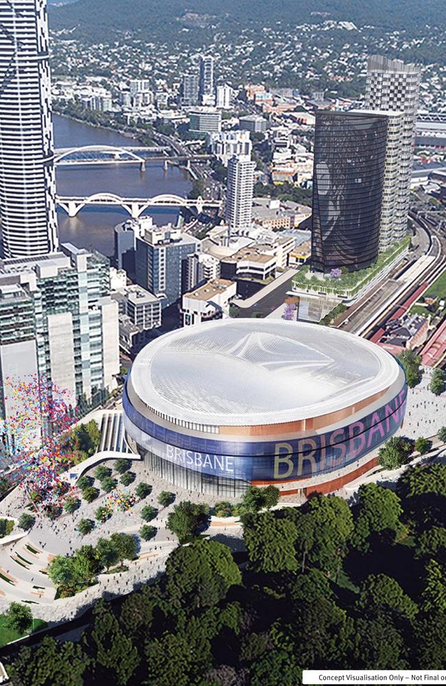 The Brisbane Live development proposed for the city CBD. Picture: Supplied