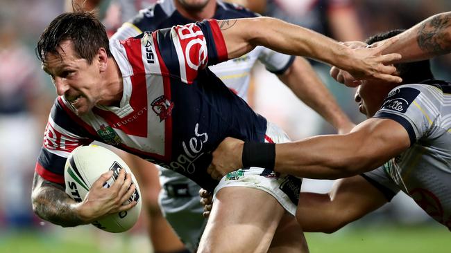 Mitchell Pearce had a tough start to the 2016 season. Picture: Gregg Porteous