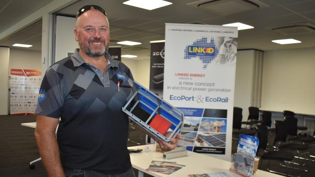 Linked Group Services chief executive Peter Shaw at the Resources Centre of Excellence open day. Picture: Melanie Whiting