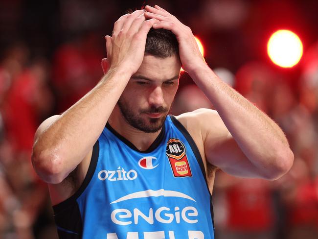 Chris Goulding and Melbourne United fell short against the Hawks. Picture: Getty Images