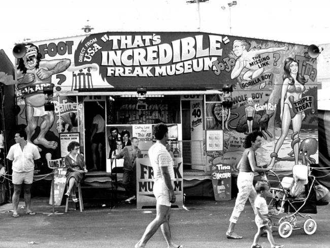 "That's Incredible" Freak Museum at the 1986 Sydney Royal Easter Show.