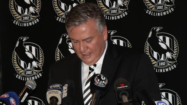 Eddie McGuire stepped down as Collingwood president. Picture: Alex Coppel.