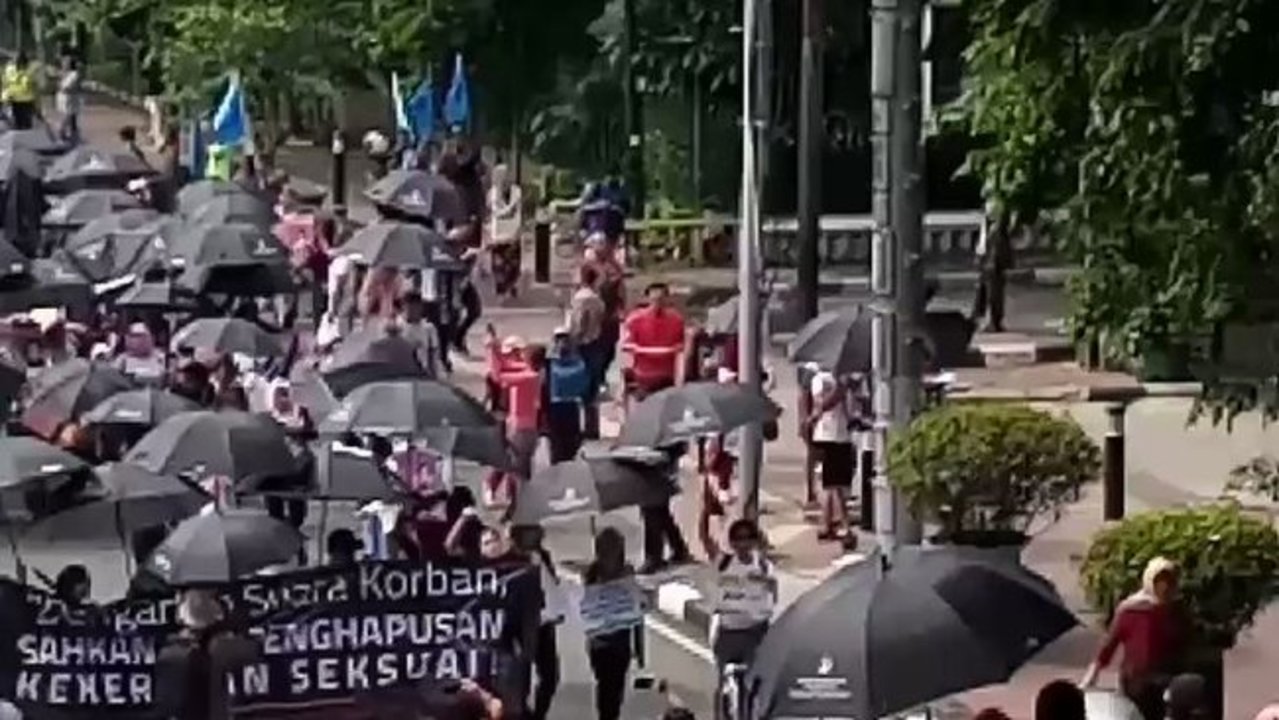 Thousands of Women March Against Sexual Violence in Indonesia