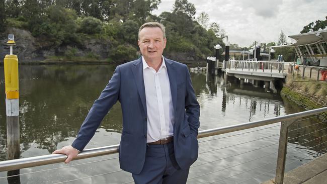 Western Sydney Business Chamber executive director David Borger at Parramatta Wharf. Picture: Troy Snook