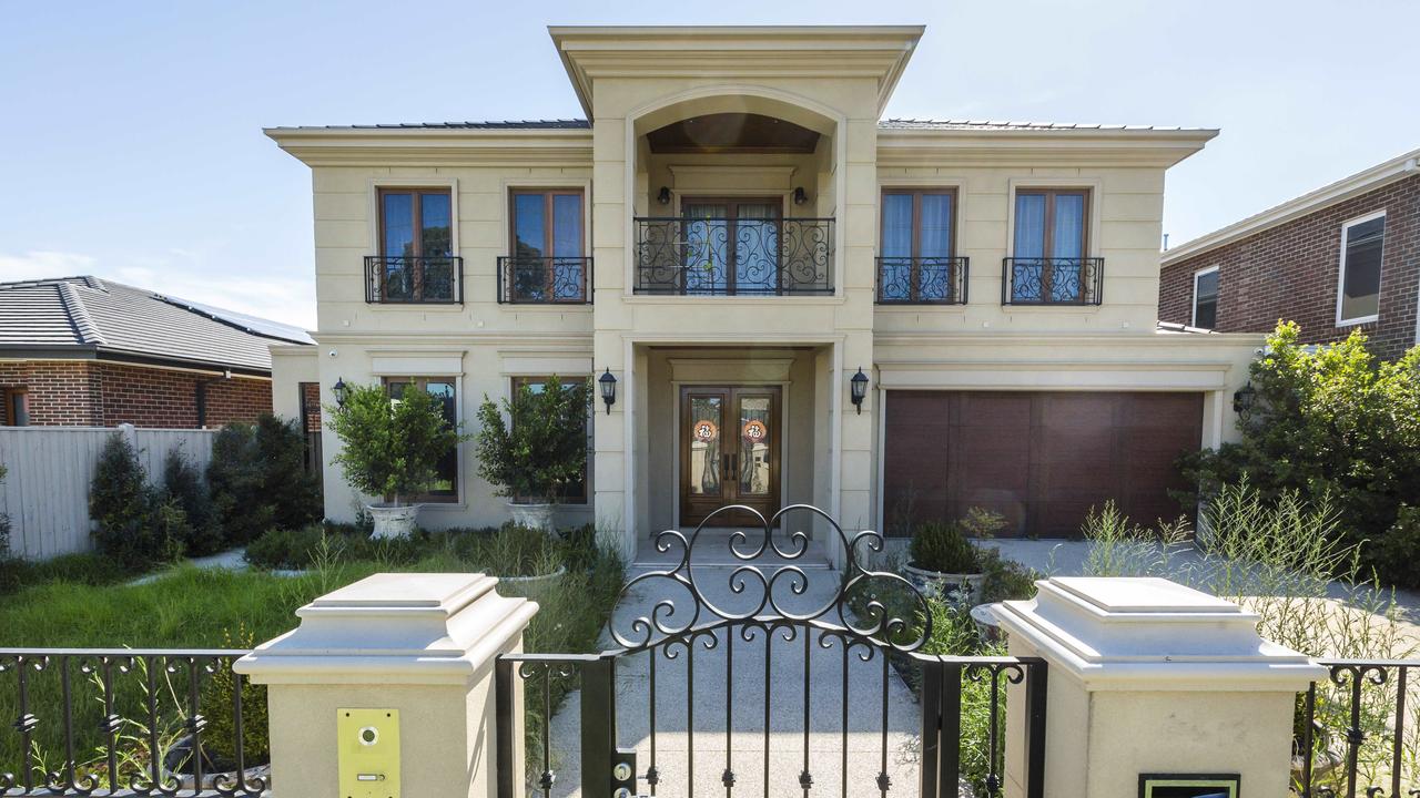 Rose Ave in Melbourne’s Glen Waverley is filled with large houses like this. Picture: Valeriu Campan.