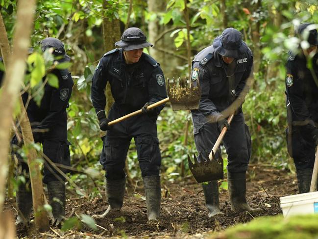 Detectives spent about a month on a renewed search for William’s remains in Kendall late last year. Picture: Trevor Veale