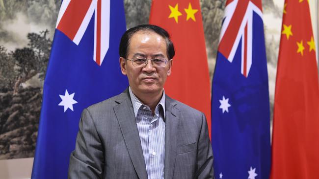 China ambassador Cheng Jingye’s response to Marise Payne’s call for a global inquiry into the origins of COVID-19 means Australia cannot back down. Picture: AAP