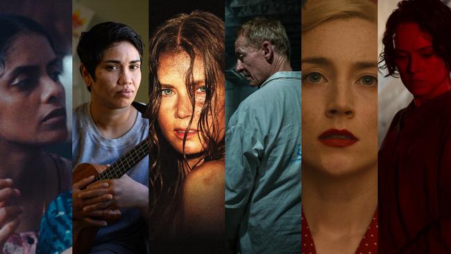 Montage of the first six films announced for Adelaide Film Festival 2024 program, including Richard Roxburgh in The Correspondent (third from right).