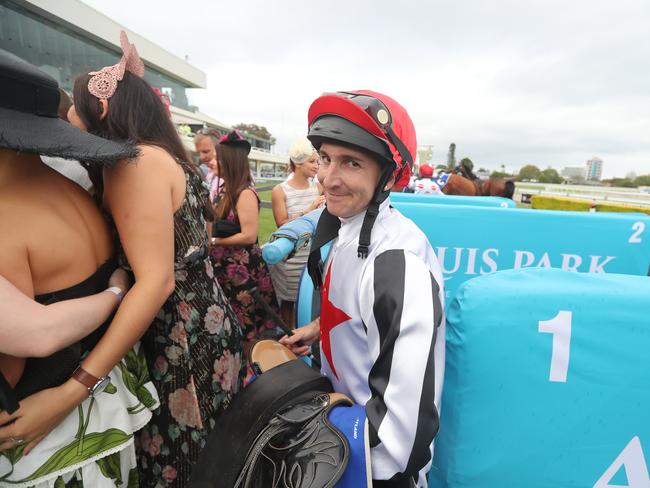 Gold Coast Turf Club.Winner of race number 5.Masondale ridden by Luke Rolls.Photo by Richard Gosling