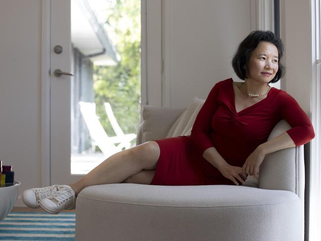 Thursday 18th January 2024.  The Australian.Cheng Lei in her home in Melbourne, Australia.Photograph by Arsineh Houspian.