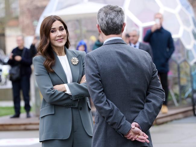 Crown Prince Frederik of Denmark and Crown Princess Mary of Denmark visit the DAC Danish Architecture Center in Copenhagen, Denmark. Picture: Carlos Alvarez/Getty Images