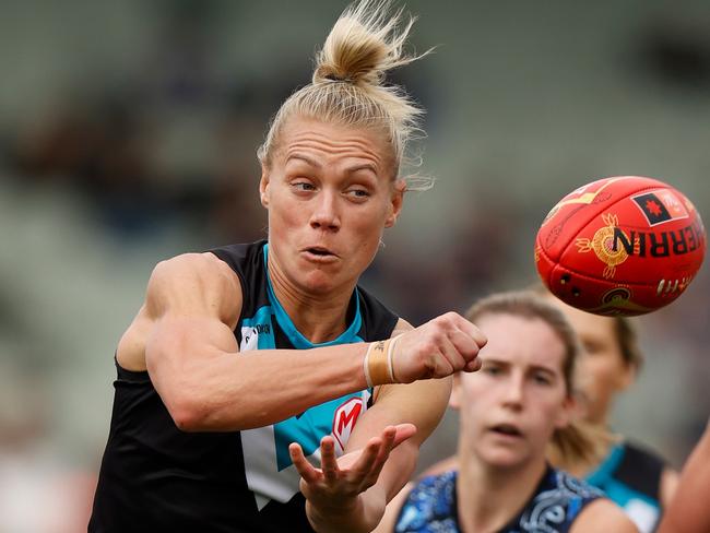 Retired AFLW star Erin Phillips is signing on with Triple M for season 2024. Picture: Getty