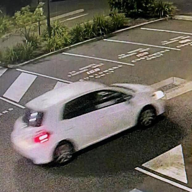 The car used in the break-in. Picture: IGA Coomera Waters