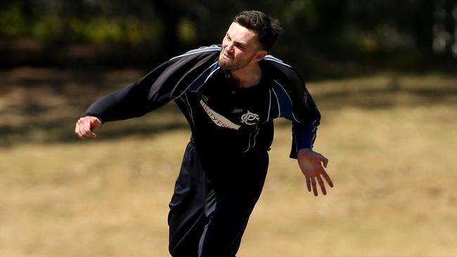 Sam Grimwade is one of Prahran’s star spinners. Picture: Hamish Blair