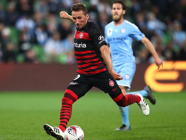 The loss of playmaker Radoslaw Majewski through injury is a big loss for the Wanderers. Picture: Getty Images