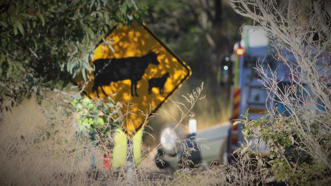 Generic country car crash photo.