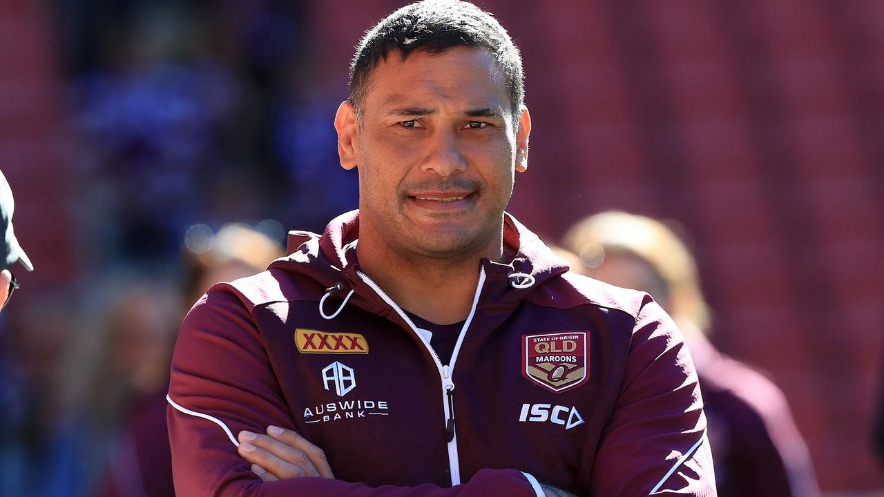 Maroons assistant coach Justin Hodges believes singing the national anthem is necessary to honour Australia’s war heroes.