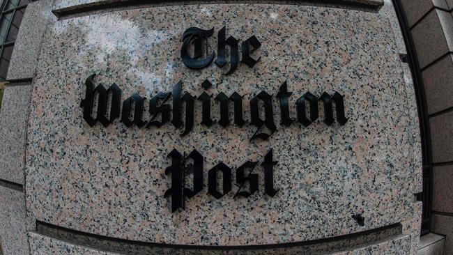 The Washington Post newspaper has refused to back a candidate. Picture: Eric Baradat / AFP