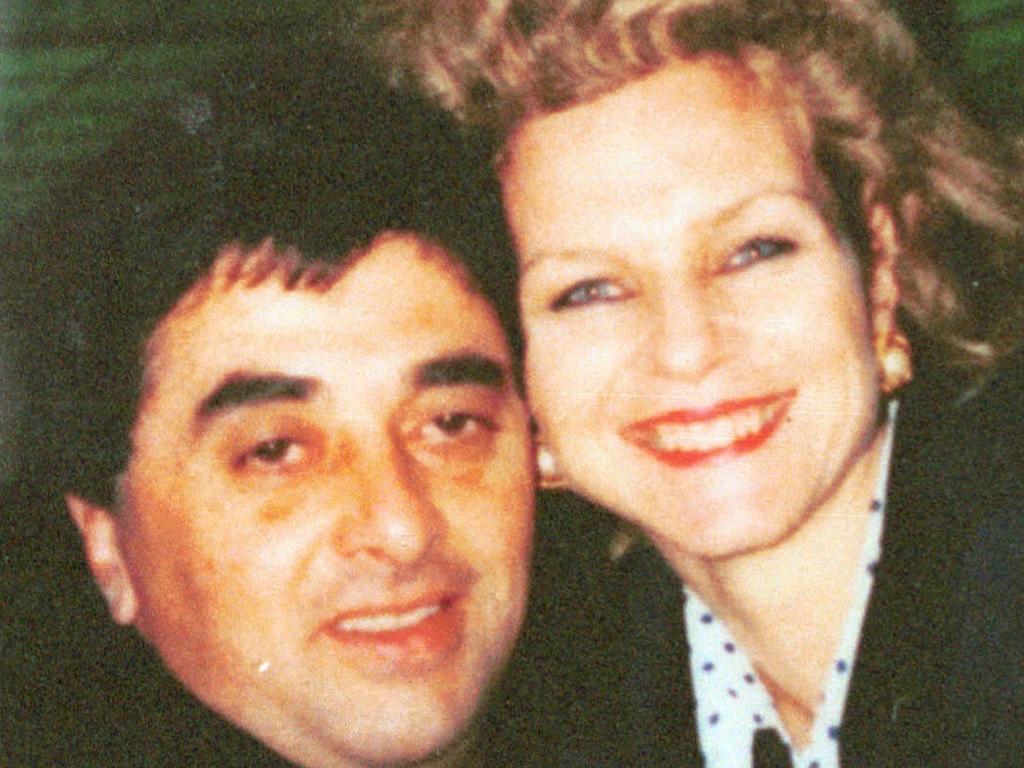 Murder victim Alphonse Muratore with his mistress, Karen Mansfield.