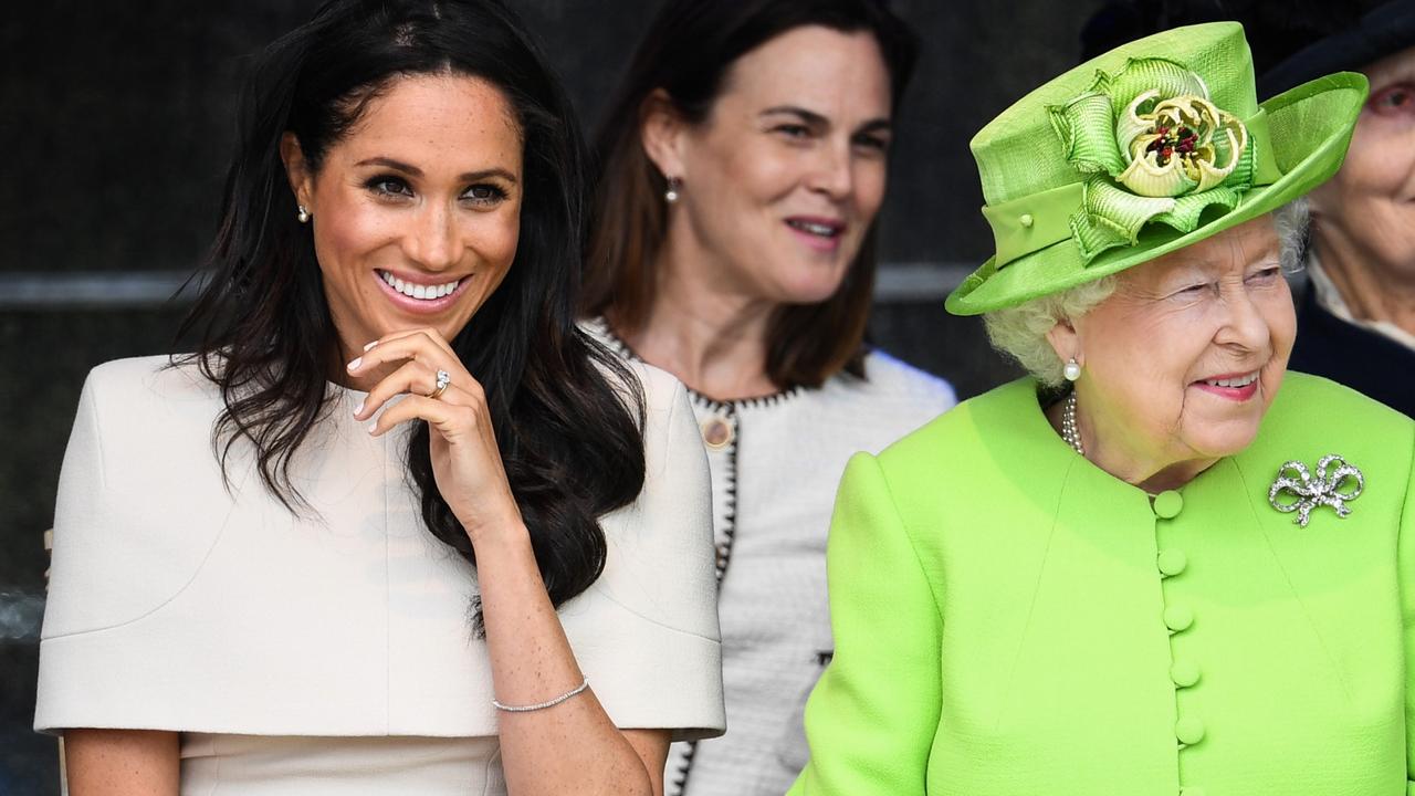 Samantha Cohen accompanied Meghan and the Queen on their first joint engagement earlier this year. Picture: Jeff J Mitchell/Getty Images