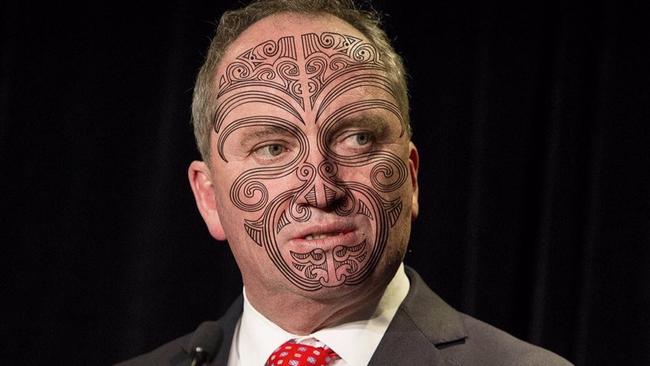 The internet is having fun creating memes of Kiwi Barnaby Joyce. Picture: Twitter