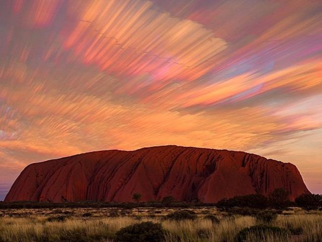 This sunset at Uluru made the top 10 of Tourism NT's Instagram photos of 2015. Photo: SUPPLIED/TOURISM NT