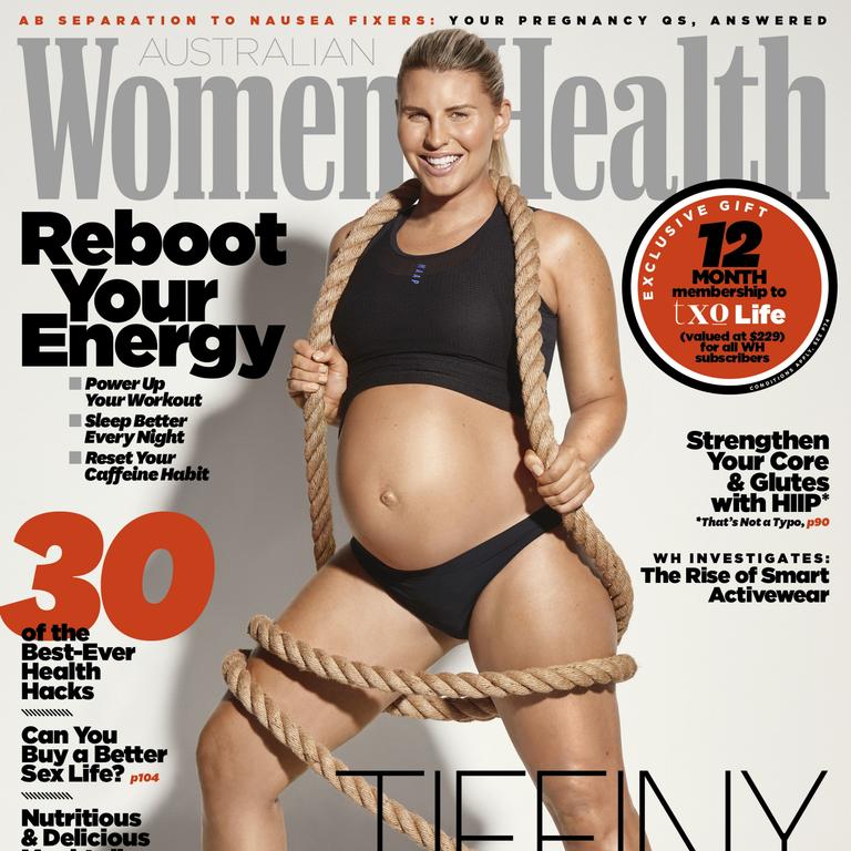 Tiff Hall on the cover or June 2022 Women's Health magazine. Picture: Women's Health