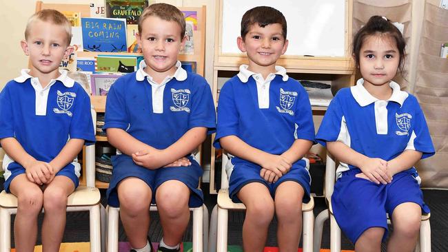 My First Year: Abercorn State School Preps, Cooper, Hardy, Byron, Scarlett. Picture: Patrick Woods.